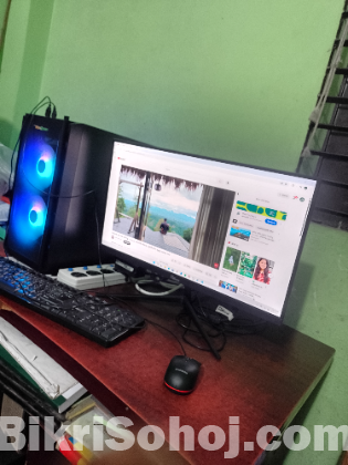 Dekstop PC AMD Monitor 22Inche IPS Panel